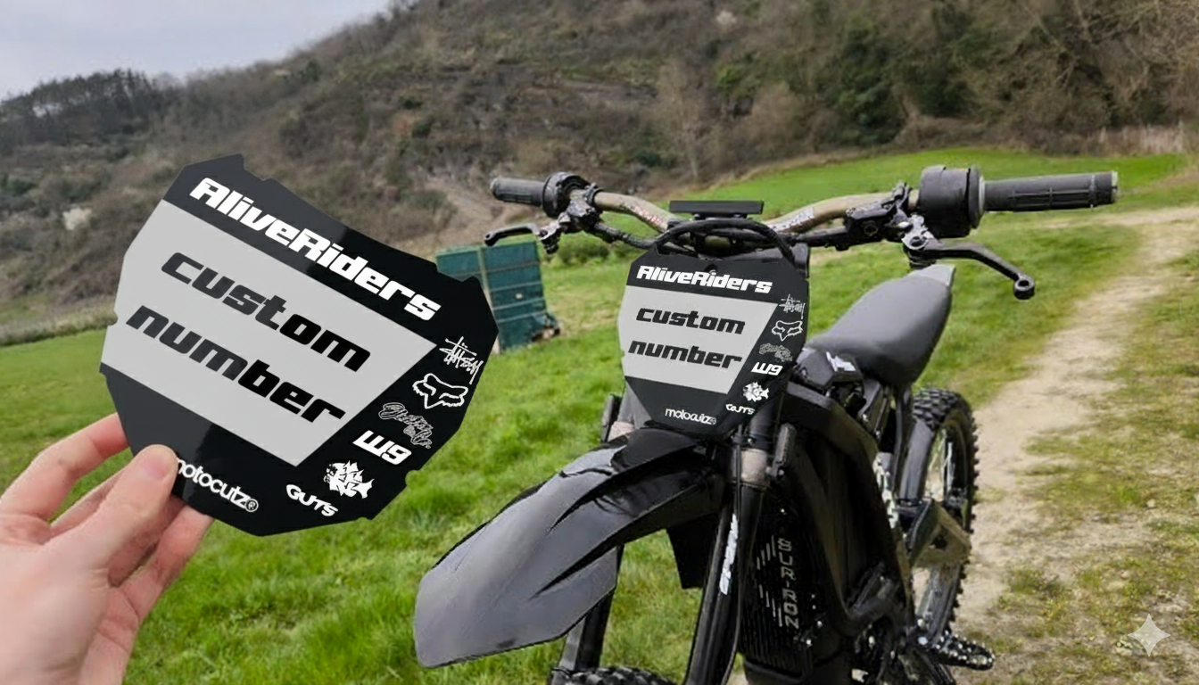 AliveRiders ODI plate