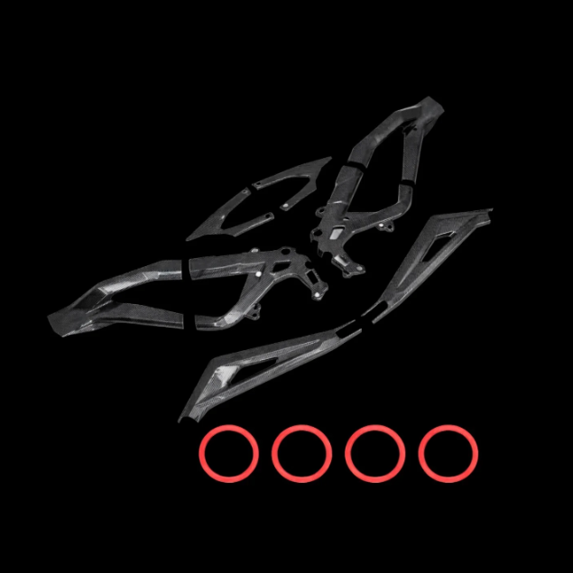 Surron lbx frame guards