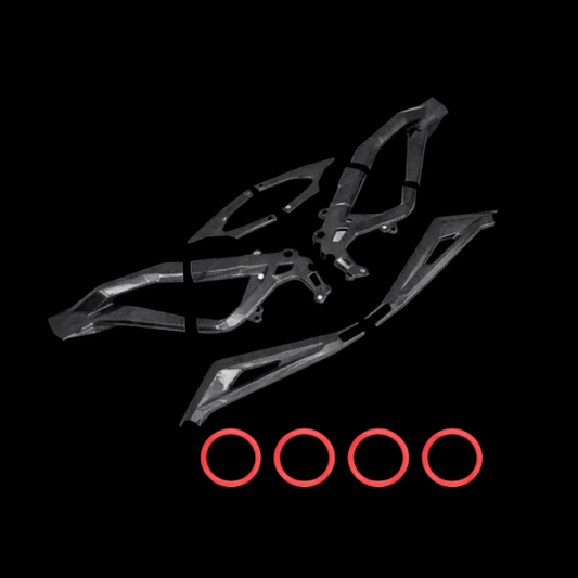 Surron lbx frame guards