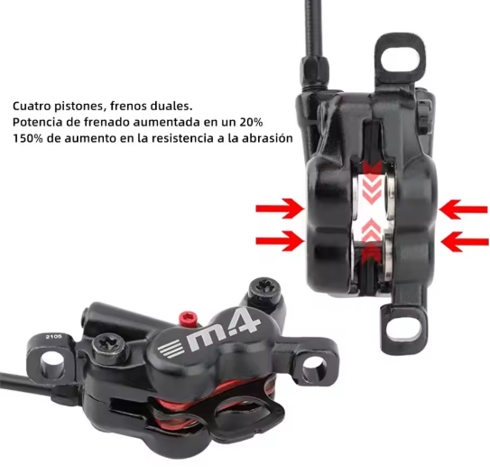 MEROCA 4-Piston Brakes