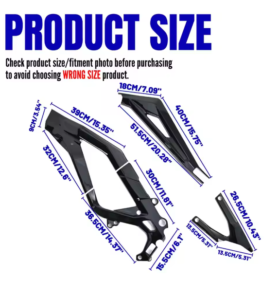 Surron lbx frame guards