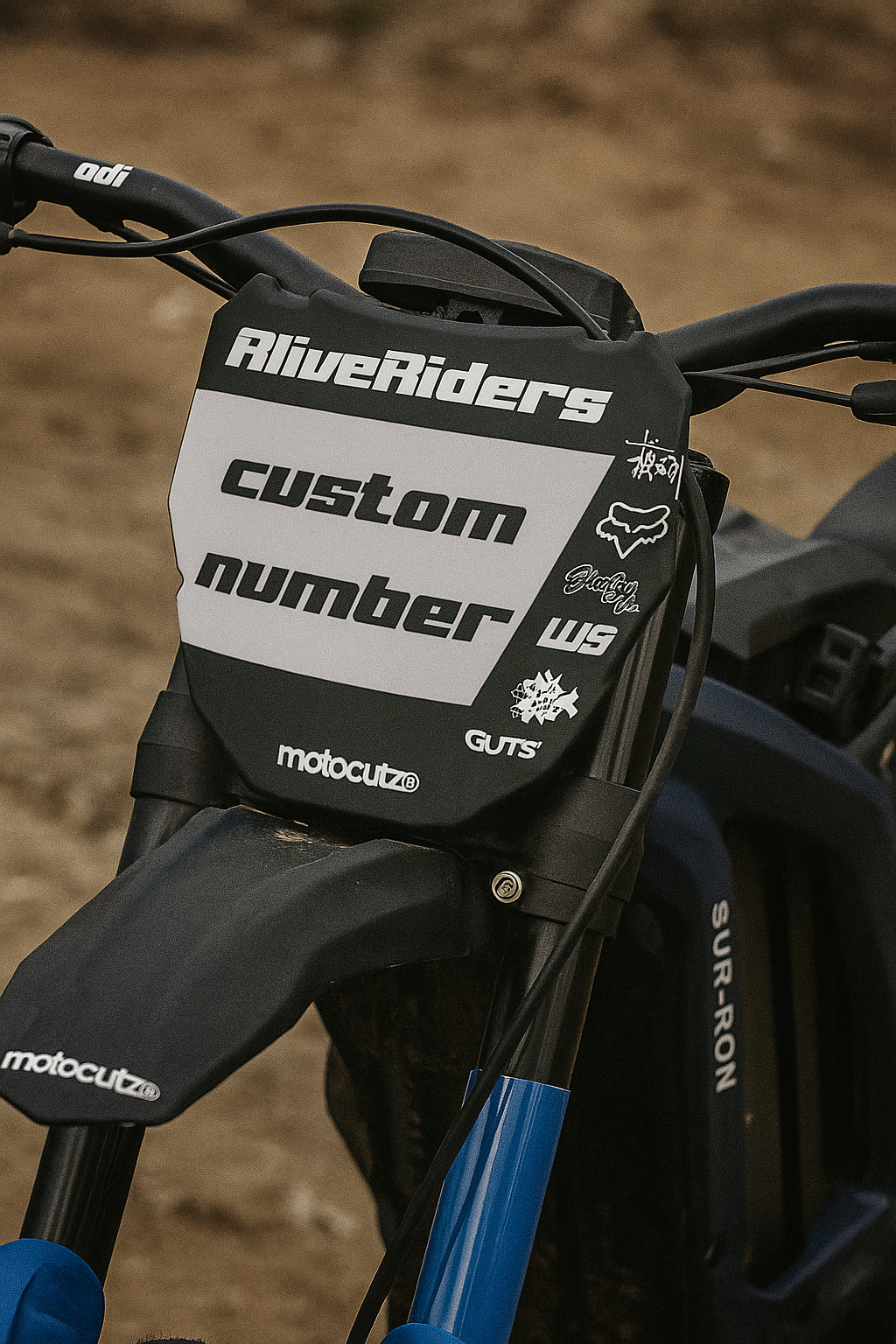 AliveRiders ODI plate