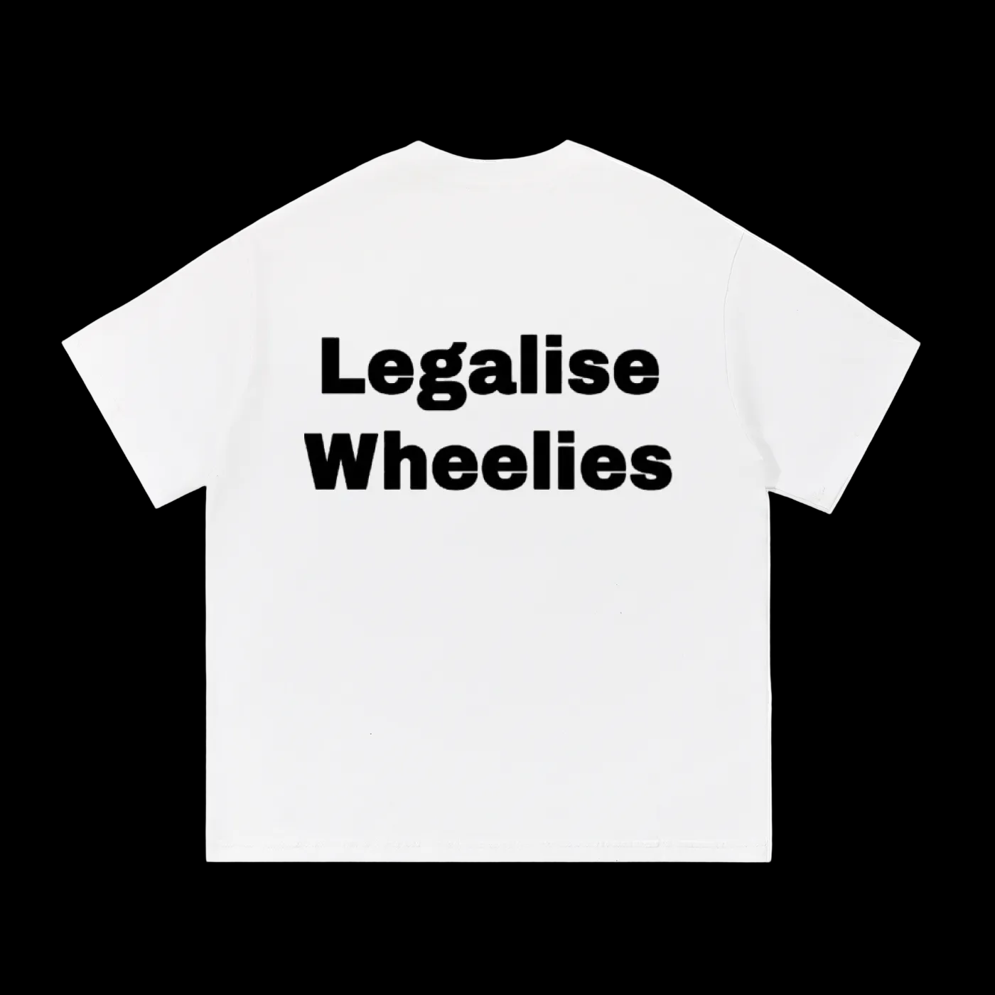 Legalise wheelies white