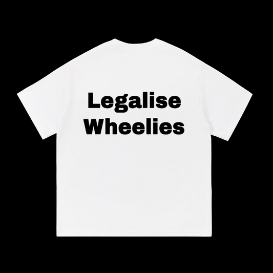 Legalise wheelies white