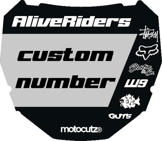 AliveRiders ODI plate