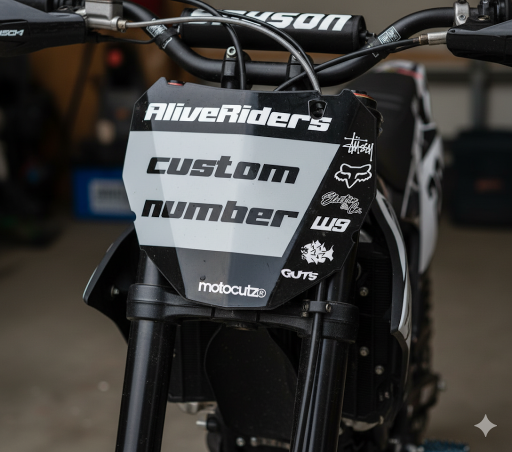 AliveRiders ODI plate